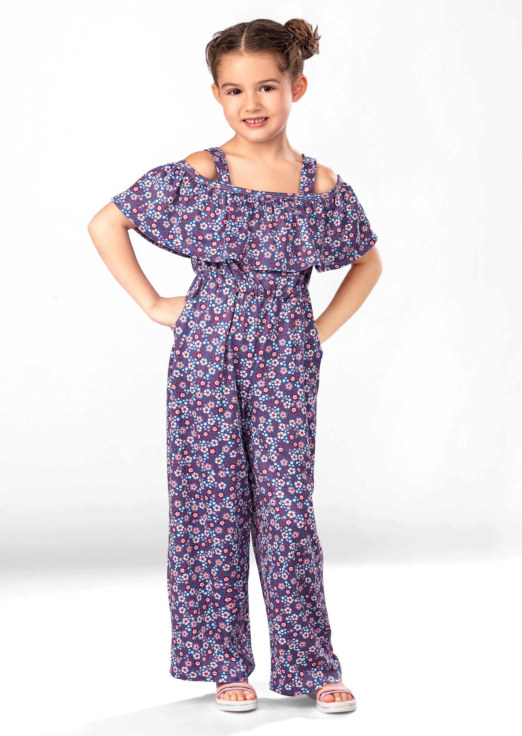 Natilene Girls Jumpsuit