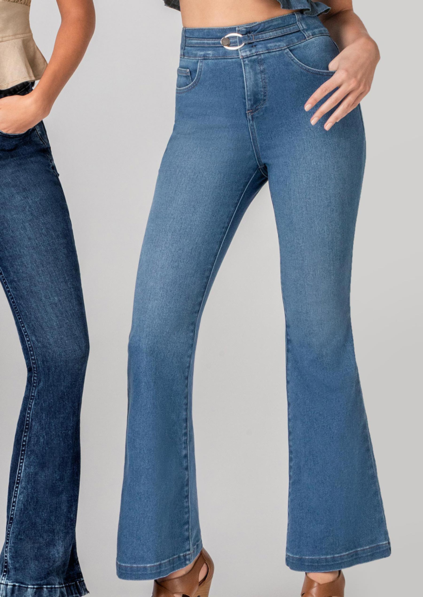 Z Supply Hunter Knit Denim Pant Washed Indigo | Vagabond