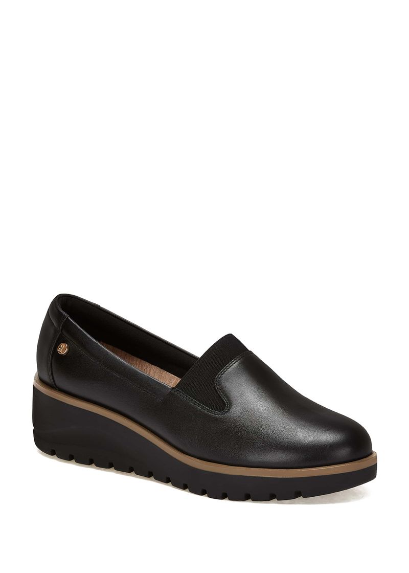 zapatos Andrea comfort para mujer . Zapatos Negros De Piel