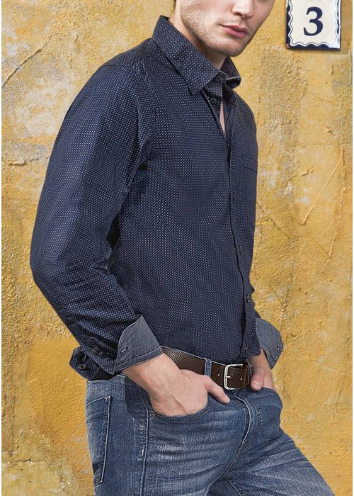 CAMISA CORTE SLIM PARA HOMBRE 78298