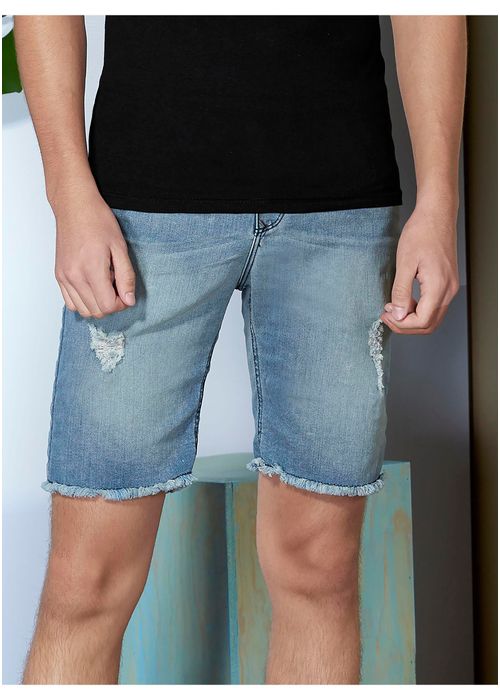 MEN'S SLIM FIT TEENAGER BERMUDA SHORTS 74570
