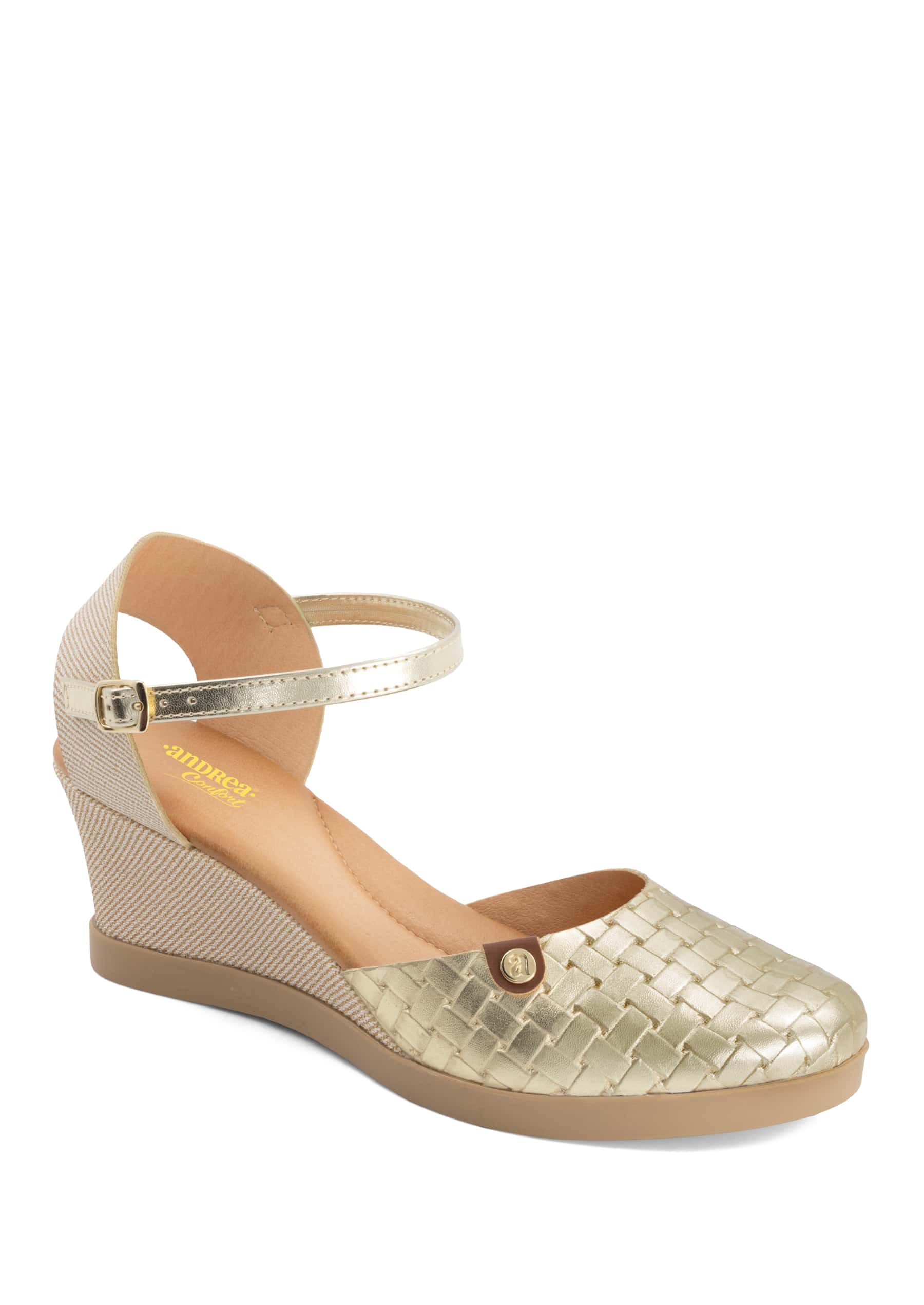 Zapatos Confort Huaraches Dorados Andrea Mujer |Zapatos|Sandalias